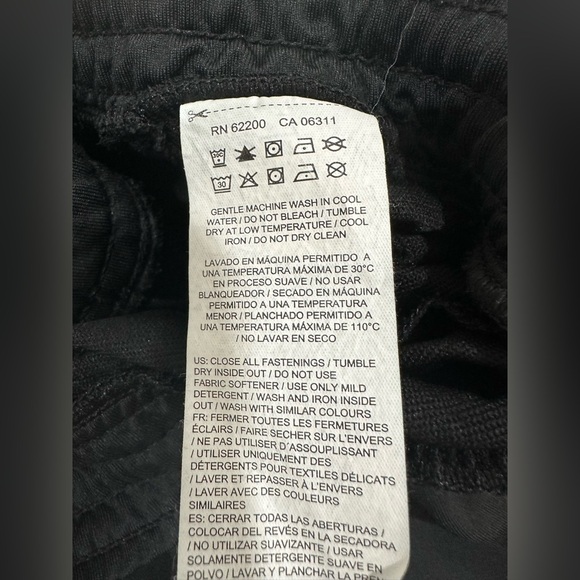 Vintage Puma Women’s Dry Cell Tear Away Black Snap Button Track‎ Pants Size L - Picture 9 of 11